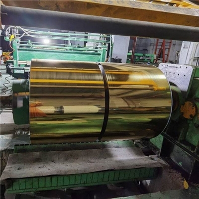 ASTM A240 зеркало золота катушки нержавеющей стали заканчивает 304 SS 1219mm